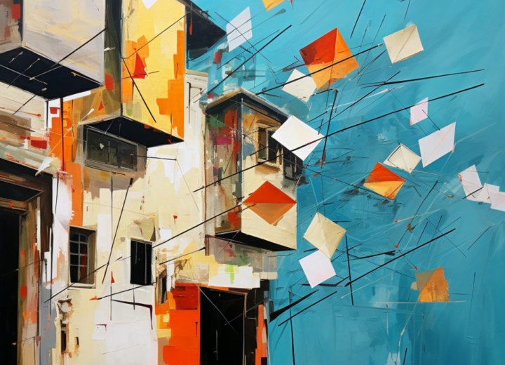 Teff envelopes shooting out of a small building The building i 4c66531c 5b6a 42f5 9972 c90f87ea5240